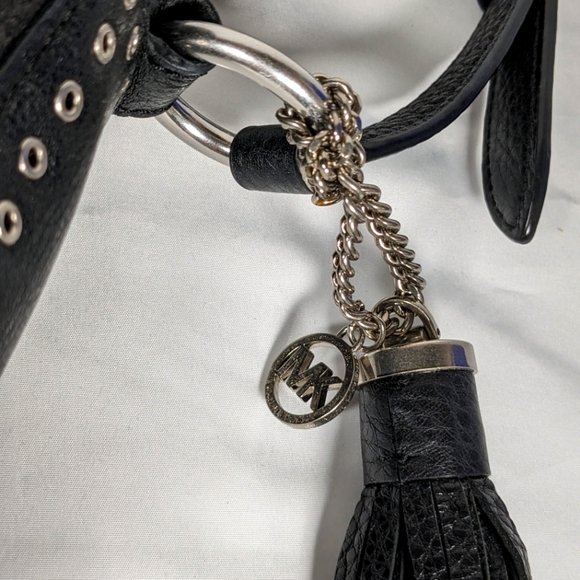 Michael Kors Brooklyn Camera Bag Suede Leather, Tassel & Rings Crossbody - Picture 11 of 15